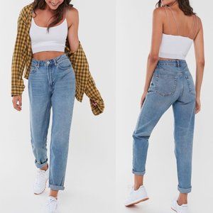 URBAN OUTFITTERS/UO BDG High-Rise Light Mom Jeans